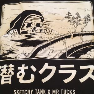 Sketchy Tank X Mr Tucks Shirt